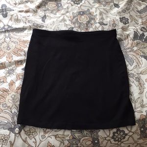 Black skirt
